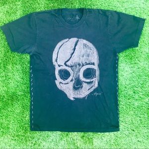 ♻️Aqua Skull Detailed Men’s Tee Medium
